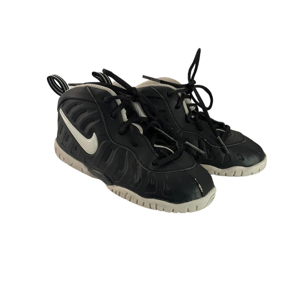 Nike Air Foamposite Pro Dr Doom 2016 Shoes Sneakers Size 9C Toddler Black White